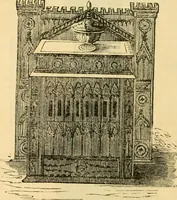 An illustration from An encyclopædia of cottage, farm, and villa architecture and furniture : containing numerous designs for dwellings from the cottage to the villa including farm houses, farmeries, and other agricultural buildings, several designs for country inns, public houses, and parochial schools, with the requisite fittings-up fixtures and furniture ; and appropriate offices, gardens and garden scenery ; each design accompanied by analytical and critical marks illustrative of the principles of archtiectural science and taste on whihc it is composed (1836)
