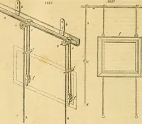 An illustration from An encyclopædia of cottage, farm, and villa architecture and furniture : containing numerous designs for dwellings from the cottage to the villa including farm houses, farmeries, and other agricultural buildings, several designs for country inns, public houses, and parochial schools, with the requisite fittings-up fixtures and furniture ; and appropriate offices, gardens and garden scenery ; each design accompanied by analytical and critical marks illustrative of the principles of archtiectural science and taste on whihc it is composed (1836)