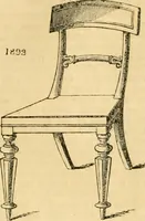 An illustration from An encyclopædia of cottage, farm, and villa architecture and furniture : containing numerous designs for dwellings from the cottage to the villa including farm houses, farmeries, and other agricultural buildings, several designs for country inns, public houses, and parochial schools, with the requisite fittings-up fixtures and furniture ; and appropriate offices, gardens and garden scenery ; each design accompanied by analytical and critical marks illustrative of the principles of archtiectural science and taste on whihc it is composed (1836)