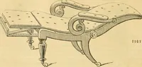 An illustration from An encyclopædia of cottage, farm, and villa architecture and furniture : containing numerous designs for dwellings from the cottage to the villa including farm houses, farmeries, and other agricultural buildings, several designs for country inns, public houses, and parochial schools, with the requisite fittings-up fixtures and furniture ; and appropriate offices, gardens and garden scenery ; each design accompanied by analytical and critical marks illustrative of the principles of archtiectural science and taste on whihc it is composed (1836)
