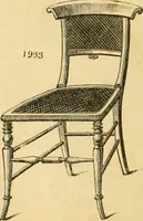 An illustration from An encyclopædia of cottage, farm, and villa architecture and furniture : containing numerous designs for dwellings from the cottage to the villa including farm houses, farmeries, and other agricultural buildings, several designs for country inns, public houses, and parochial schools, with the requisite fittings-up fixtures and furniture ; and appropriate offices, gardens and garden scenery ; each design accompanied by analytical and critical marks illustrative of the principles of archtiectural science and taste on whihc it is composed (1836)