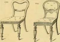 An illustration from An encyclopædia of cottage, farm, and villa architecture and furniture : containing numerous designs for dwellings from the cottage to the villa including farm houses, farmeries, and other agricultural buildings, several designs for country inns, public houses, and parochial schools, with the requisite fittings-up fixtures and furniture ; and appropriate offices, gardens and garden scenery ; each design accompanied by analytical and critical marks illustrative of the principles of archtiectural science and taste on whihc it is composed (1836)