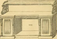An illustration from An encyclopædia of cottage, farm, and villa architecture and furniture : containing numerous designs for dwellings from the cottage to the villa including farm houses, farmeries, and other agricultural buildings, several designs for country inns, public houses, and parochial schools, with the requisite fittings-up fixtures and furniture ; and appropriate offices, gardens and garden scenery ; each design accompanied by analytical and critical marks illustrative of the principles of archtiectural science and taste on whihc it is composed (1836)