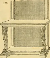 An illustration from An encyclopædia of cottage, farm, and villa architecture and furniture : containing numerous designs for dwellings from the cottage to the villa including farm houses, farmeries, and other agricultural buildings, several designs for country inns, public houses, and parochial schools, with the requisite fittings-up fixtures and furniture ; and appropriate offices, gardens and garden scenery ; each design accompanied by analytical and critical marks illustrative of the principles of archtiectural science and taste on whihc it is composed (1836)