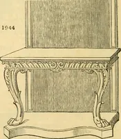 An illustration from An encyclopædia of cottage, farm, and villa architecture and furniture : containing numerous designs for dwellings from the cottage to the villa including farm houses, farmeries, and other agricultural buildings, several designs for country inns, public houses, and parochial schools, with the requisite fittings-up fixtures and furniture ; and appropriate offices, gardens and garden scenery ; each design accompanied by analytical and critical marks illustrative of the principles of archtiectural science and taste on whihc it is composed (1836)