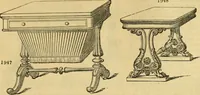 An illustration from An encyclopædia of cottage, farm, and villa architecture and furniture : containing numerous designs for dwellings from the cottage to the villa including farm houses, farmeries, and other agricultural buildings, several designs for country inns, public houses, and parochial schools, with the requisite fittings-up fixtures and furniture ; and appropriate offices, gardens and garden scenery ; each design accompanied by analytical and critical marks illustrative of the principles of archtiectural science and taste on whihc it is composed (1836)