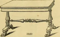 An illustration from An encyclopædia of cottage, farm, and villa architecture and furniture : containing numerous designs for dwellings from the cottage to the villa including farm houses, farmeries, and other agricultural buildings, several designs for country inns, public houses, and parochial schools, with the requisite fittings-up fixtures and furniture ; and appropriate offices, gardens and garden scenery ; each design accompanied by analytical and critical marks illustrative of the principles of archtiectural science and taste on whihc it is composed (1836)