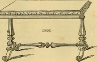 An illustration from An encyclopædia of cottage, farm, and villa architecture and furniture : containing numerous designs for dwellings from the cottage to the villa including farm houses, farmeries, and other agricultural buildings, several designs for country inns, public houses, and parochial schools, with the requisite fittings-up fixtures and furniture ; and appropriate offices, gardens and garden scenery ; each design accompanied by analytical and critical marks illustrative of the principles of archtiectural science and taste on whihc it is composed (1836)