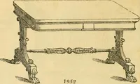 An illustration from An encyclopædia of cottage, farm, and villa architecture and furniture : containing numerous designs for dwellings from the cottage to the villa including farm houses, farmeries, and other agricultural buildings, several designs for country inns, public houses, and parochial schools, with the requisite fittings-up fixtures and furniture ; and appropriate offices, gardens and garden scenery ; each design accompanied by analytical and critical marks illustrative of the principles of archtiectural science and taste on whihc it is composed (1836)