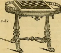 An illustration from An encyclopædia of cottage, farm, and villa architecture and furniture : containing numerous designs for dwellings from the cottage to the villa including farm houses, farmeries, and other agricultural buildings, several designs for country inns, public houses, and parochial schools, with the requisite fittings-up fixtures and furniture ; and appropriate offices, gardens and garden scenery ; each design accompanied by analytical and critical marks illustrative of the principles of archtiectural science and taste on whihc it is composed (1836)