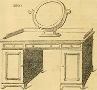 An illustration from An encyclopædia of cottage, farm, and villa architecture and furniture : containing numerous designs for dwellings from the cottage to the villa including farm houses, farmeries, and other agricultural buildings, several designs for country inns, public houses, and parochial schools, with the requisite fittings-up fixtures and furniture ; and appropriate offices, gardens and garden scenery ; each design accompanied by analytical and critical marks illustrative of the principles of archtiectural science and taste on whihc it is composed (1836)