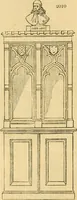An illustration from An encyclopædia of cottage, farm, and villa architecture and furniture : containing numerous designs for dwellings from the cottage to the villa including farm houses, farmeries, and other agricultural buildings, several designs for country inns, public houses, and parochial schools, with the requisite fittings-up fixtures and furniture ; and appropriate offices, gardens and garden scenery ; each design accompanied by analytical and critical marks illustrative of the principles of archtiectural science and taste on whihc it is composed (1836)