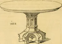 An illustration from An encyclopædia of cottage, farm, and villa architecture and furniture : containing numerous designs for dwellings from the cottage to the villa including farm houses, farmeries, and other agricultural buildings, several designs for country inns, public houses, and parochial schools, with the requisite fittings-up fixtures and furniture ; and appropriate offices, gardens and garden scenery ; each design accompanied by analytical and critical marks illustrative of the principles of archtiectural science and taste on whihc it is composed (1836)