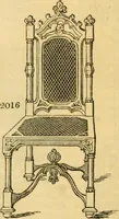 An illustration from An encyclopædia of cottage, farm, and villa architecture and furniture : containing numerous designs for dwellings from the cottage to the villa including farm houses, farmeries, and other agricultural buildings, several designs for country inns, public houses, and parochial schools, with the requisite fittings-up fixtures and furniture ; and appropriate offices, gardens and garden scenery ; each design accompanied by analytical and critical marks illustrative of the principles of archtiectural science and taste on whihc it is composed (1836)