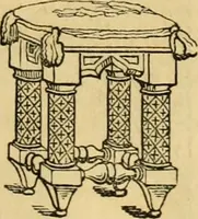 An illustration from An encyclopædia of cottage, farm, and villa architecture and furniture : containing numerous designs for dwellings from the cottage to the villa including farm houses, farmeries, and other agricultural buildings, several designs for country inns, public houses, and parochial schools, with the requisite fittings-up fixtures and furniture ; and appropriate offices, gardens and garden scenery ; each design accompanied by analytical and critical marks illustrative of the principles of archtiectural science and taste on whihc it is composed (1836)