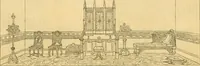 An illustration from An encyclopædia of cottage, farm, and villa architecture and furniture : containing numerous designs for dwellings from the cottage to the villa including farm houses, farmeries, and other agricultural buildings, several designs for country inns, public houses, and parochial schools, with the requisite fittings-up fixtures and furniture ; and appropriate offices, gardens and garden scenery ; each design accompanied by analytical and critical marks illustrative of the principles of archtiectural science and taste on whihc it is composed (1836)
