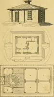 Picture 107 of 1377 from An encyclopædia of cottage, farm, and villa architecture and furniture : containing numerous designs for dwellings from the cottage to the villa including farm houses, farmeries, and other agricultural buildings, several designs for country inns, public houses, and parochial schools, with the requisite fittings-up fixtures and furniture ; and appropriate offices, gardens and garden scenery ; each design accompanied by analytical and critical marks illustrative of the principles of archtiectural science and taste on whihc it is composed (1836), leaf 112