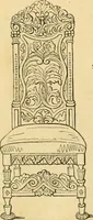 An illustration from An encyclopædia of cottage, farm, and villa architecture and furniture : containing numerous designs for dwellings from the cottage to the villa including farm houses, farmeries, and other agricultural buildings, several designs for country inns, public houses, and parochial schools, with the requisite fittings-up fixtures and furniture ; and appropriate offices, gardens and garden scenery ; each design accompanied by analytical and critical marks illustrative of the principles of archtiectural science and taste on whihc it is composed (1836)