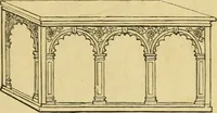An illustration from An encyclopædia of cottage, farm, and villa architecture and furniture : containing numerous designs for dwellings from the cottage to the villa including farm houses, farmeries, and other agricultural buildings, several designs for country inns, public houses, and parochial schools, with the requisite fittings-up fixtures and furniture ; and appropriate offices, gardens and garden scenery ; each design accompanied by analytical and critical marks illustrative of the principles of archtiectural science and taste on whihc it is composed (1836)