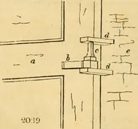 An illustration from An encyclopædia of cottage, farm, and villa architecture and furniture : containing numerous designs for dwellings from the cottage to the villa including farm houses, farmeries, and other agricultural buildings, several designs for country inns, public houses, and parochial schools, with the requisite fittings-up fixtures and furniture ; and appropriate offices, gardens and garden scenery ; each design accompanied by analytical and critical marks illustrative of the principles of archtiectural science and taste on whihc it is composed (1836)