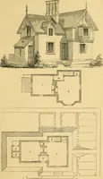 Picture 121 of 1377 from An encyclopædia of cottage, farm, and villa architecture and furniture : containing numerous designs for dwellings from the cottage to the villa including farm houses, farmeries, and other agricultural buildings, several designs for country inns, public houses, and parochial schools, with the requisite fittings-up fixtures and furniture ; and appropriate offices, gardens and garden scenery ; each design accompanied by analytical and critical marks illustrative of the principles of archtiectural science and taste on whihc it is composed (1836), leaf 126