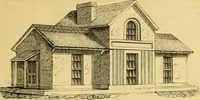 Picture 130 of 1377 from An encyclopædia of cottage, farm, and villa architecture and furniture : containing numerous designs for dwellings from the cottage to the villa including farm houses, farmeries, and other agricultural buildings, several designs for country inns, public houses, and parochial schools, with the requisite fittings-up fixtures and furniture ; and appropriate offices, gardens and garden scenery ; each design accompanied by analytical and critical marks illustrative of the principles of archtiectural science and taste on whihc it is composed (1836), leaf 132