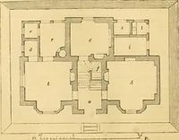 Picture 135 of 1377 from An encyclopædia of cottage, farm, and villa architecture and furniture : containing numerous designs for dwellings from the cottage to the villa including farm houses, farmeries, and other agricultural buildings, several designs for country inns, public houses, and parochial schools, with the requisite fittings-up fixtures and furniture ; and appropriate offices, gardens and garden scenery ; each design accompanied by analytical and critical marks illustrative of the principles of archtiectural science and taste on whihc it is composed (1836), leaf 133