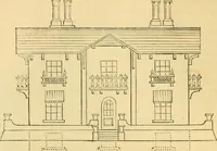 Picture 140 of 1377 from An encyclopædia of cottage, farm, and villa architecture and furniture : containing numerous designs for dwellings from the cottage to the villa including farm houses, farmeries, and other agricultural buildings, several designs for country inns, public houses, and parochial schools, with the requisite fittings-up fixtures and furniture ; and appropriate offices, gardens and garden scenery ; each design accompanied by analytical and critical marks illustrative of the principles of archtiectural science and taste on whihc it is composed (1836), leaf 137