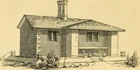 Picture 156 of 1377 from An encyclopædia of cottage, farm, and villa architecture and furniture : containing numerous designs for dwellings from the cottage to the villa including farm houses, farmeries, and other agricultural buildings, several designs for country inns, public houses, and parochial schools, with the requisite fittings-up fixtures and furniture ; and appropriate offices, gardens and garden scenery ; each design accompanied by analytical and critical marks illustrative of the principles of archtiectural science and taste on whihc it is composed (1836), leaf 157