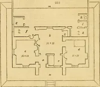 Picture 166 of 1377 from An encyclopædia of cottage, farm, and villa architecture and furniture : containing numerous designs for dwellings from the cottage to the villa including farm houses, farmeries, and other agricultural buildings, several designs for country inns, public houses, and parochial schools, with the requisite fittings-up fixtures and furniture ; and appropriate offices, gardens and garden scenery ; each design accompanied by analytical and critical marks illustrative of the principles of archtiectural science and taste on whihc it is composed (1836), leaf 161