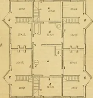 Picture 184 of 1377 from An encyclopædia of cottage, farm, and villa architecture and furniture : containing numerous designs for dwellings from the cottage to the villa including farm houses, farmeries, and other agricultural buildings, several designs for country inns, public houses, and parochial schools, with the requisite fittings-up fixtures and furniture ; and appropriate offices, gardens and garden scenery ; each design accompanied by analytical and critical marks illustrative of the principles of archtiectural science and taste on whihc it is composed (1836), leaf 170