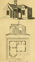 Picture 199 of 1377 from An encyclopædia of cottage, farm, and villa architecture and furniture : containing numerous designs for dwellings from the cottage to the villa including farm houses, farmeries, and other agricultural buildings, several designs for country inns, public houses, and parochial schools, with the requisite fittings-up fixtures and furniture ; and appropriate offices, gardens and garden scenery ; each design accompanied by analytical and critical marks illustrative of the principles of archtiectural science and taste on whihc it is composed (1836), leaf 182