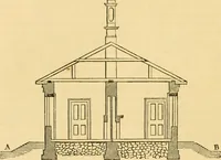 Picture 211 of 1377 from An encyclopædia of cottage, farm, and villa architecture and furniture : containing numerous designs for dwellings from the cottage to the villa including farm houses, farmeries, and other agricultural buildings, several designs for country inns, public houses, and parochial schools, with the requisite fittings-up fixtures and furniture ; and appropriate offices, gardens and garden scenery ; each design accompanied by analytical and critical marks illustrative of the principles of archtiectural science and taste on whihc it is composed (1836), leaf 189