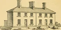 Picture 215 of 1377 from An encyclopædia of cottage, farm, and villa architecture and furniture : containing numerous designs for dwellings from the cottage to the villa including farm houses, farmeries, and other agricultural buildings, several designs for country inns, public houses, and parochial schools, with the requisite fittings-up fixtures and furniture ; and appropriate offices, gardens and garden scenery ; each design accompanied by analytical and critical marks illustrative of the principles of archtiectural science and taste on whihc it is composed (1836), leaf 193