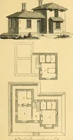 Picture 223 of 1377 from An encyclopædia of cottage, farm, and villa architecture and furniture : containing numerous designs for dwellings from the cottage to the villa including farm houses, farmeries, and other agricultural buildings, several designs for country inns, public houses, and parochial schools, with the requisite fittings-up fixtures and furniture ; and appropriate offices, gardens and garden scenery ; each design accompanied by analytical and critical marks illustrative of the principles of archtiectural science and taste on whihc it is composed (1836), leaf 200