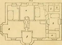 Picture 227 of 1377 from An encyclopædia of cottage, farm, and villa architecture and furniture : containing numerous designs for dwellings from the cottage to the villa including farm houses, farmeries, and other agricultural buildings, several designs for country inns, public houses, and parochial schools, with the requisite fittings-up fixtures and furniture ; and appropriate offices, gardens and garden scenery ; each design accompanied by analytical and critical marks illustrative of the principles of archtiectural science and taste on whihc it is composed (1836), leaf 203