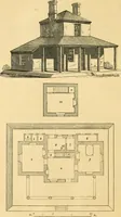 Picture 241 of 1377 from An encyclopædia of cottage, farm, and villa architecture and furniture : containing numerous designs for dwellings from the cottage to the villa including farm houses, farmeries, and other agricultural buildings, several designs for country inns, public houses, and parochial schools, with the requisite fittings-up fixtures and furniture ; and appropriate offices, gardens and garden scenery ; each design accompanied by analytical and critical marks illustrative of the principles of archtiectural science and taste on whihc it is composed (1836), leaf 211