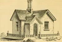 Picture 250 of 1377 from An encyclopædia of cottage, farm, and villa architecture and furniture : containing numerous designs for dwellings from the cottage to the villa including farm houses, farmeries, and other agricultural buildings, several designs for country inns, public houses, and parochial schools, with the requisite fittings-up fixtures and furniture ; and appropriate offices, gardens and garden scenery ; each design accompanied by analytical and critical marks illustrative of the principles of archtiectural science and taste on whihc it is composed (1836), leaf 217