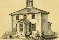 Picture 259 of 1377 from An encyclopædia of cottage, farm, and villa architecture and furniture : containing numerous designs for dwellings from the cottage to the villa including farm houses, farmeries, and other agricultural buildings, several designs for country inns, public houses, and parochial schools, with the requisite fittings-up fixtures and furniture ; and appropriate offices, gardens and garden scenery ; each design accompanied by analytical and critical marks illustrative of the principles of archtiectural science and taste on whihc it is composed (1836), leaf 222