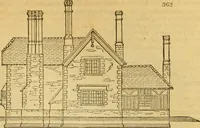 Picture 282 of 1377 from An encyclopædia of cottage, farm, and villa architecture and furniture : containing numerous designs for dwellings from the cottage to the villa including farm houses, farmeries, and other agricultural buildings, several designs for country inns, public houses, and parochial schools, with the requisite fittings-up fixtures and furniture ; and appropriate offices, gardens and garden scenery ; each design accompanied by analytical and critical marks illustrative of the principles of archtiectural science and taste on whihc it is composed (1836), leaf 236