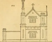 Picture 290 of 1377 from An encyclopædia of cottage, farm, and villa architecture and furniture : containing numerous designs for dwellings from the cottage to the villa including farm houses, farmeries, and other agricultural buildings, several designs for country inns, public houses, and parochial schools, with the requisite fittings-up fixtures and furniture ; and appropriate offices, gardens and garden scenery ; each design accompanied by analytical and critical marks illustrative of the principles of archtiectural science and taste on whihc it is composed (1836), leaf 241