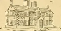 Picture 296 of 1377 from An encyclopædia of cottage, farm, and villa architecture and furniture : containing numerous designs for dwellings from the cottage to the villa including farm houses, farmeries, and other agricultural buildings, several designs for country inns, public houses, and parochial schools, with the requisite fittings-up fixtures and furniture ; and appropriate offices, gardens and garden scenery ; each design accompanied by analytical and critical marks illustrative of the principles of archtiectural science and taste on whihc it is composed (1836), leaf 247
