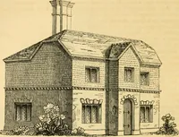 Picture 301 of 1377 from An encyclopædia of cottage, farm, and villa architecture and furniture : containing numerous designs for dwellings from the cottage to the villa including farm houses, farmeries, and other agricultural buildings, several designs for country inns, public houses, and parochial schools, with the requisite fittings-up fixtures and furniture ; and appropriate offices, gardens and garden scenery ; each design accompanied by analytical and critical marks illustrative of the principles of archtiectural science and taste on whihc it is composed (1836), leaf 249