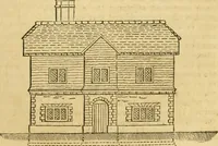 Picture 311 of 1377 from An encyclopædia of cottage, farm, and villa architecture and furniture : containing numerous designs for dwellings from the cottage to the villa including farm houses, farmeries, and other agricultural buildings, several designs for country inns, public houses, and parochial schools, with the requisite fittings-up fixtures and furniture ; and appropriate offices, gardens and garden scenery ; each design accompanied by analytical and critical marks illustrative of the principles of archtiectural science and taste on whihc it is composed (1836), leaf 252
