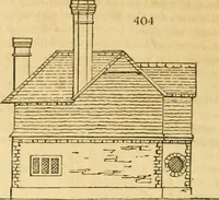 Picture 312 of 1377 from An encyclopædia of cottage, farm, and villa architecture and furniture : containing numerous designs for dwellings from the cottage to the villa including farm houses, farmeries, and other agricultural buildings, several designs for country inns, public houses, and parochial schools, with the requisite fittings-up fixtures and furniture ; and appropriate offices, gardens and garden scenery ; each design accompanied by analytical and critical marks illustrative of the principles of archtiectural science and taste on whihc it is composed (1836), leaf 253