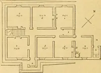 Picture 318 of 1377 from An encyclopædia of cottage, farm, and villa architecture and furniture : containing numerous designs for dwellings from the cottage to the villa including farm houses, farmeries, and other agricultural buildings, several designs for country inns, public houses, and parochial schools, with the requisite fittings-up fixtures and furniture ; and appropriate offices, gardens and garden scenery ; each design accompanied by analytical and critical marks illustrative of the principles of archtiectural science and taste on whihc it is composed (1836), leaf 259