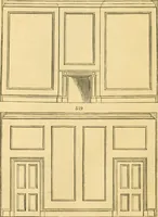Picture 347 of 1377 from An encyclopædia of cottage, farm, and villa architecture and furniture : containing numerous designs for dwellings from the cottage to the villa including farm houses, farmeries, and other agricultural buildings, several designs for country inns, public houses, and parochial schools, with the requisite fittings-up fixtures and furniture ; and appropriate offices, gardens and garden scenery ; each design accompanied by analytical and critical marks illustrative of the principles of archtiectural science and taste on whihc it is composed (1836), leaf 299