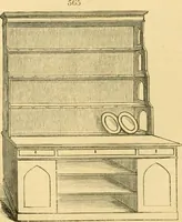 Picture 368 of 1377 from An encyclopædia of cottage, farm, and villa architecture and furniture : containing numerous designs for dwellings from the cottage to the villa including farm houses, farmeries, and other agricultural buildings, several designs for country inns, public houses, and parochial schools, with the requisite fittings-up fixtures and furniture ; and appropriate offices, gardens and garden scenery ; each design accompanied by analytical and critical marks illustrative of the principles of archtiectural science and taste on whihc it is composed (1836), leaf 319