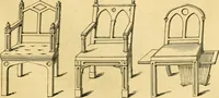 Picture 425 of 1377 from An encyclopædia of cottage, farm, and villa architecture and furniture : containing numerous designs for dwellings from the cottage to the villa including farm houses, farmeries, and other agricultural buildings, several designs for country inns, public houses, and parochial schools, with the requisite fittings-up fixtures and furniture ; and appropriate offices, gardens and garden scenery ; each design accompanied by analytical and critical marks illustrative of the principles of archtiectural science and taste on whihc it is composed (1836), leaf 346