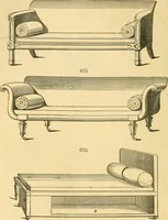 Picture 426 of 1377 from An encyclopædia of cottage, farm, and villa architecture and furniture : containing numerous designs for dwellings from the cottage to the villa including farm houses, farmeries, and other agricultural buildings, several designs for country inns, public houses, and parochial schools, with the requisite fittings-up fixtures and furniture ; and appropriate offices, gardens and garden scenery ; each design accompanied by analytical and critical marks illustrative of the principles of archtiectural science and taste on whihc it is composed (1836), leaf 347